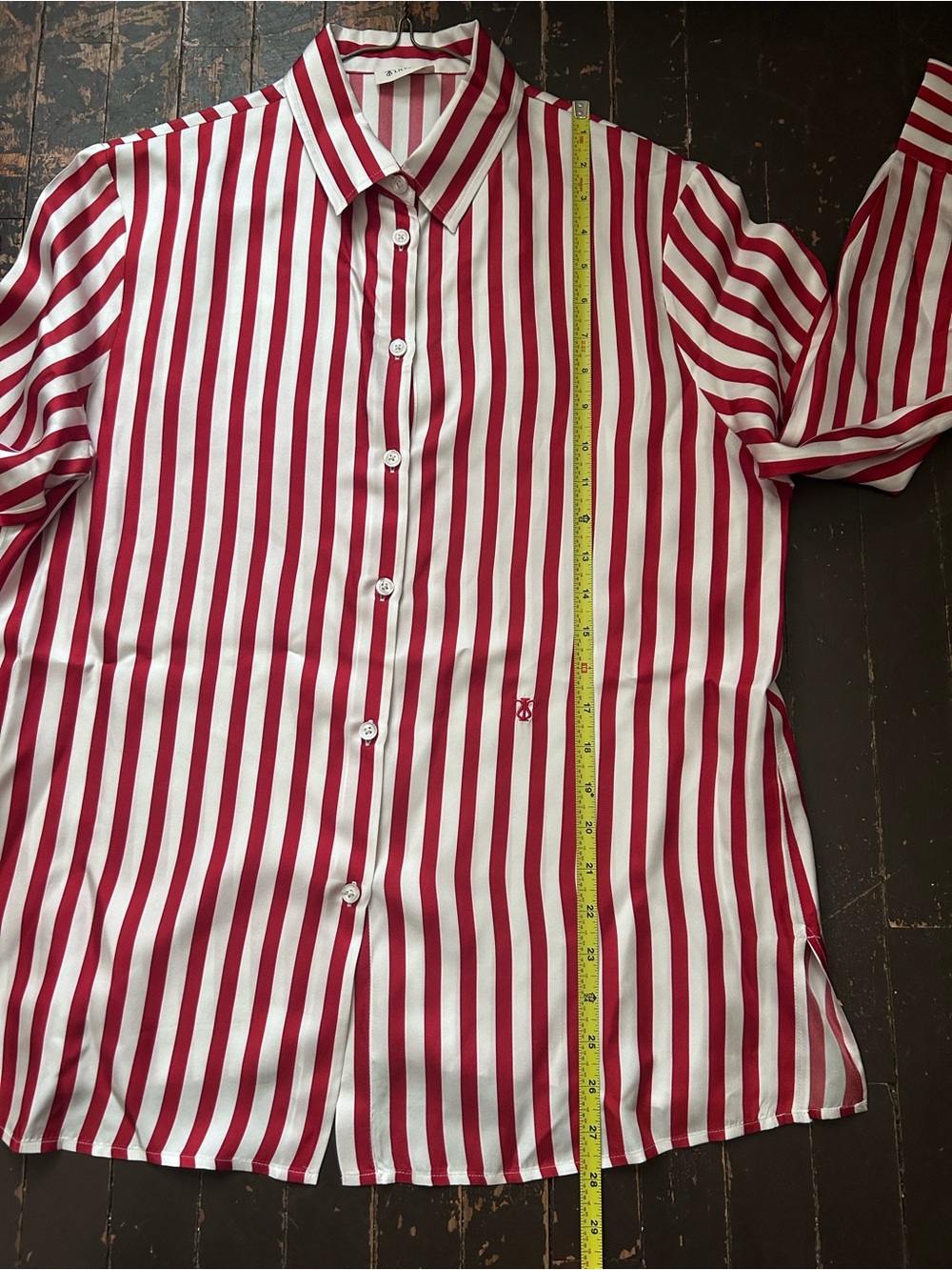 Lilysilk Amalfi Striped Silk Shirt - Picture 10 of 11